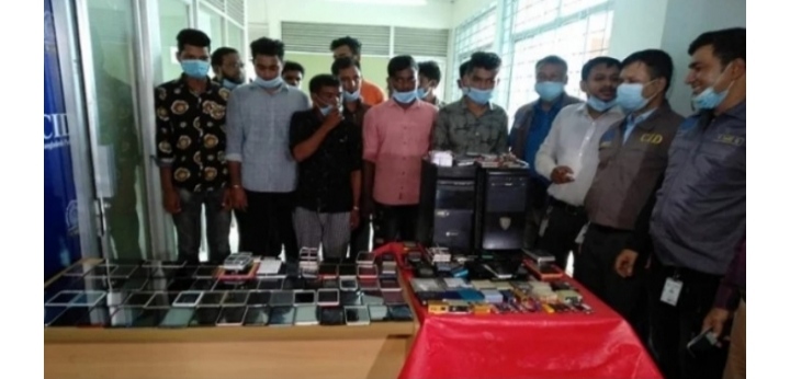 মোবাইলের আইএমইআই পরিবর্তন চক্রের ১২ সদস্য গ্রেফতার