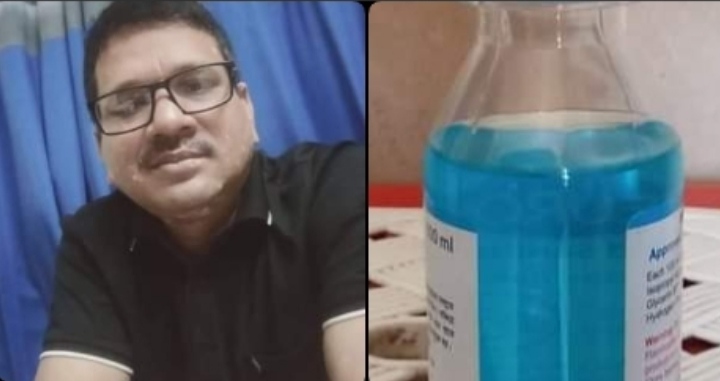 বিষক্ত মিথানল মিশ্রিত হ্যান্ড স্যানিটাইজার শিশুদের জন্য ঝুঁকিপূর্ণ ।