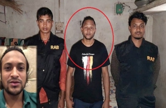 সাকিবকে হত্যার হুমকিদাতা সিলেটের সেই যুবক আটক