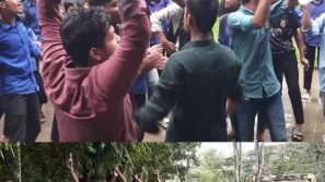 বাবুগঞ্জের মাধবপাশা চন্দ্রদ্বীপ হাই স্কুল এন্ড কলেজ অধ্যক্ষে পদত্যাগ চেয়ে বিক্ষোভ