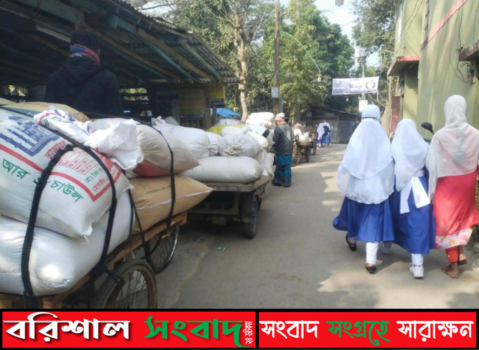 উজিরপুরে শিক্ষা প্রতিষ্ঠানের মাঝখানে অটো রাইস মিল, পরিবেশ দূষণে অতিষ্ঠ এলাকাবাসী