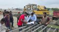 কুয়াকাটার লেম্বুর চর থেকে বালু কাটার অপরাধে একজনকে কারাদণ্ড।