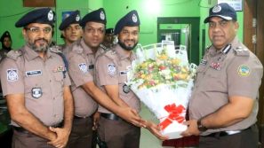 বরিশালের কাউনিয়া থা/না আকস্মিক পরিদর্শন করলেন পু/লি/শ কমিশনার মোঃ আশিক সাঈদ, 